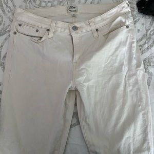 Women’s Jcrew off-white denim